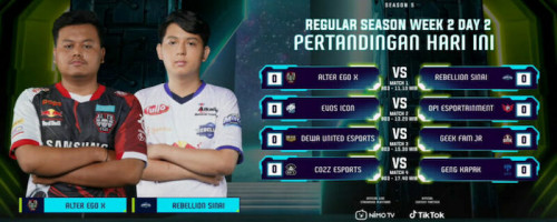 MDL ID S5 Week 2 Day 3: GPX dan EVOS Kompak Bantai Lawan